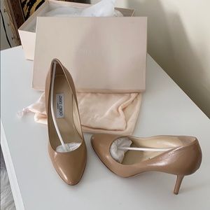 Jimmy Choo nude pump